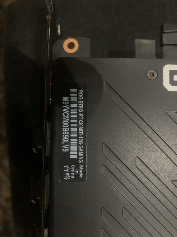 Placa grafica Asus Rog strix rtx 3080 TI OC 12Gb