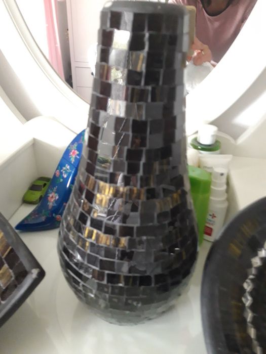 Komplet wazon i dwie patery mozaika