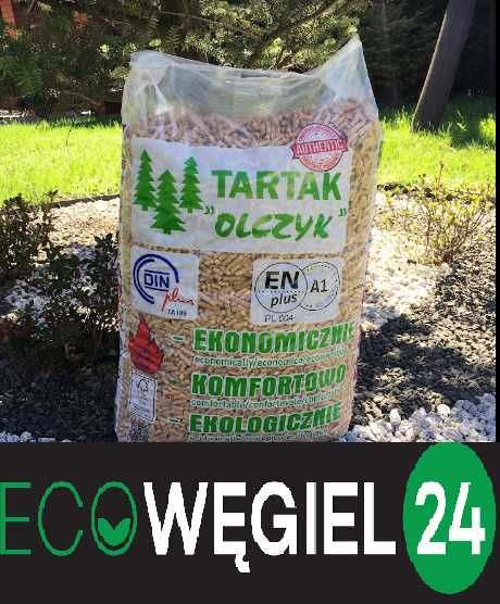 PELLET OLCZYK pelet drzewny 6mm EN PLUS A1 Barlinek, Lava ECOWĘGIEL 24