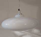 Lampa wisząca SLV Elektronik – szklana, biała