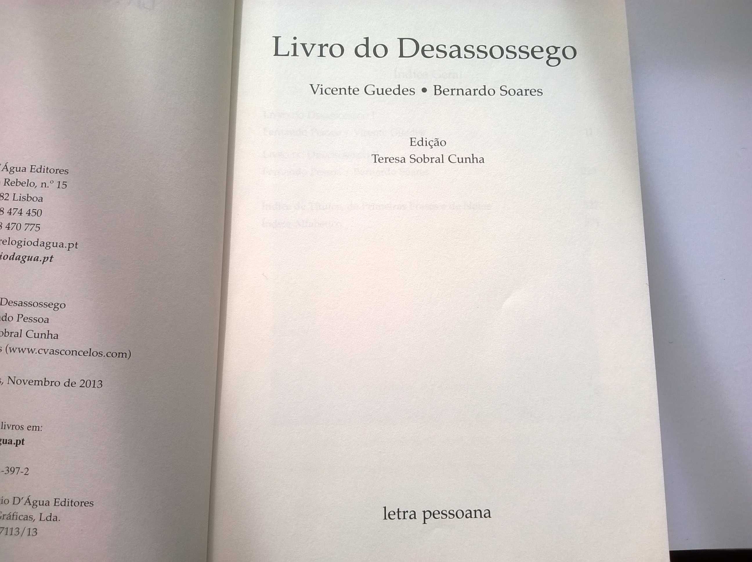 O Livro do Desassossego - Fernando Pessoa