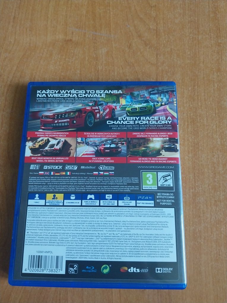Gra wyścigowa na ps4 grid
