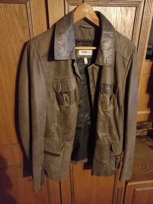 Kurtka skórzana Ochnik XL brązowa