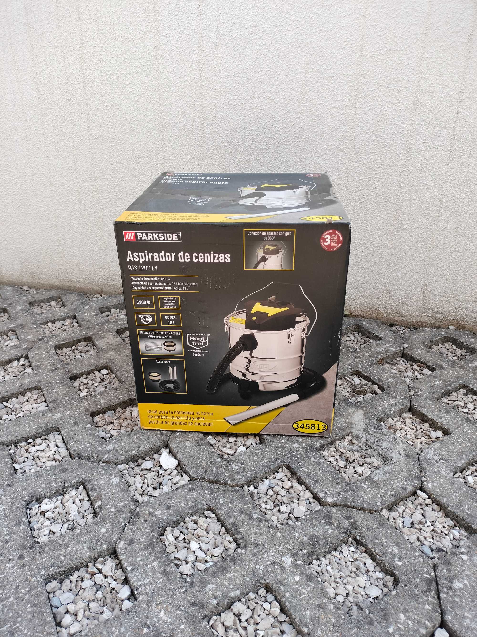 Aspirador de cinzas novo