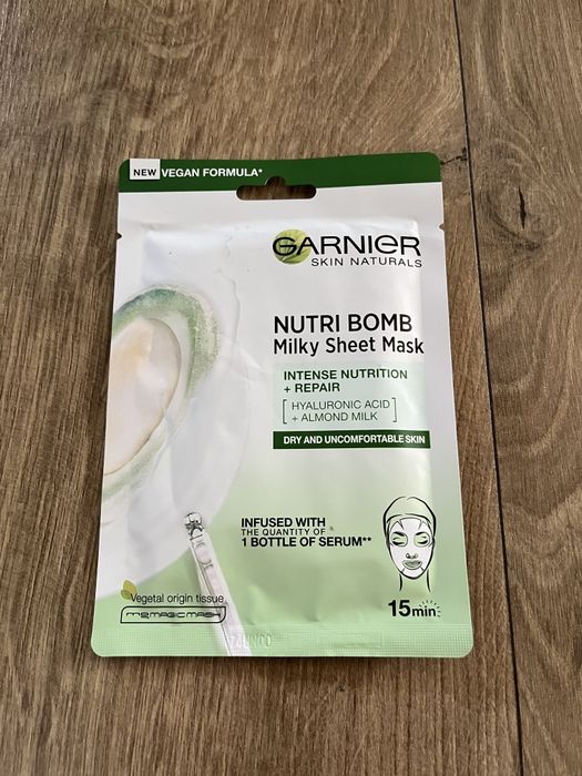 Maseczki w płachcie garnier