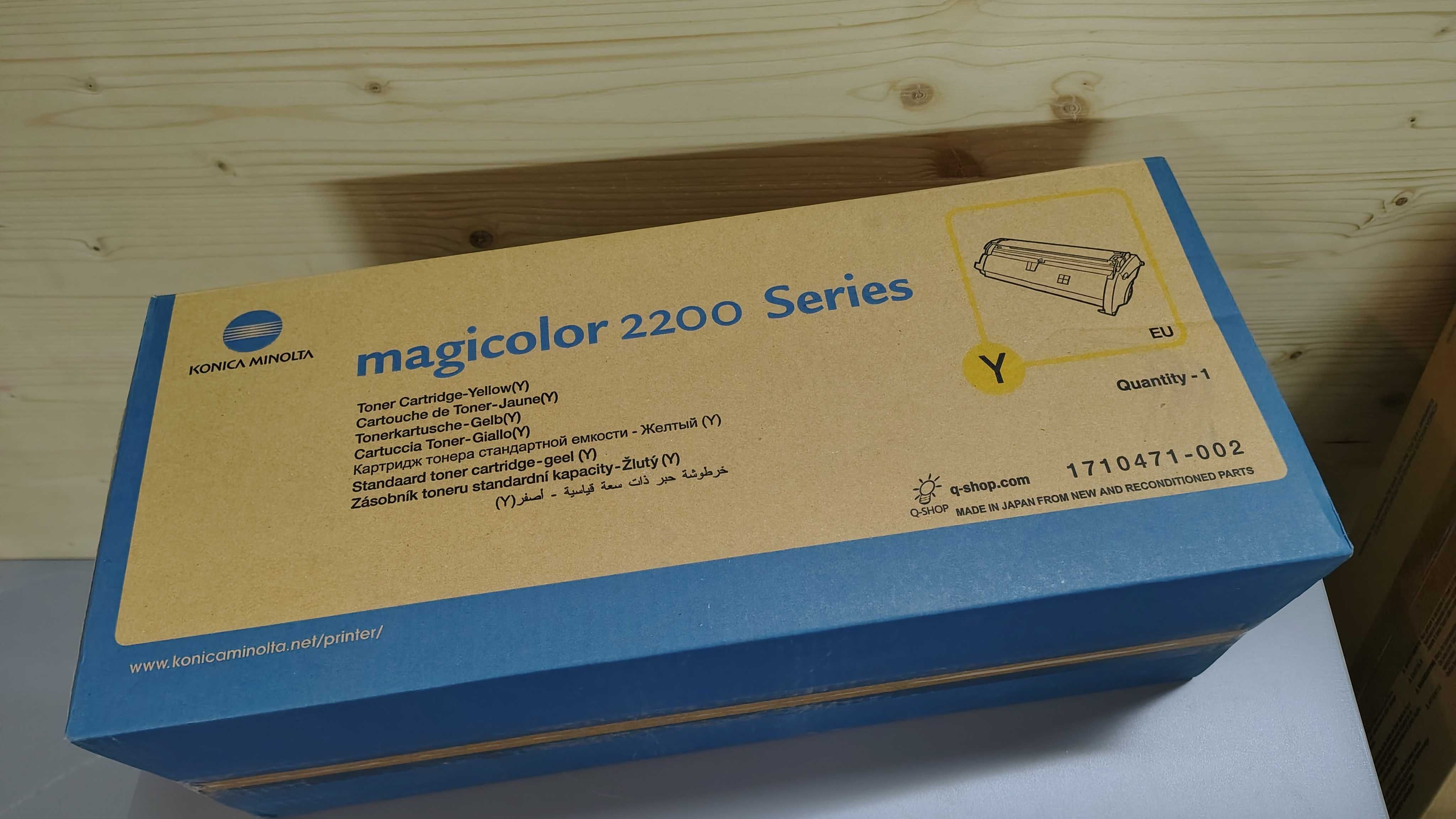 Toner	Konica Minolta	magicolor 2200	yellow				Magicolor 2200, 2210
