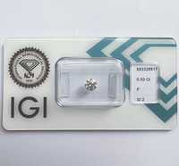 Diament naturalny, 0.5 ct/F/SI2/ *3EX* *IDEAL CUT*