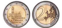 Moeda 2,00€ - 730 Anos Universidade Coimbra