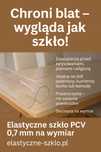 Folia ochronna na stół – elastyczne szkło PCV na wymiar