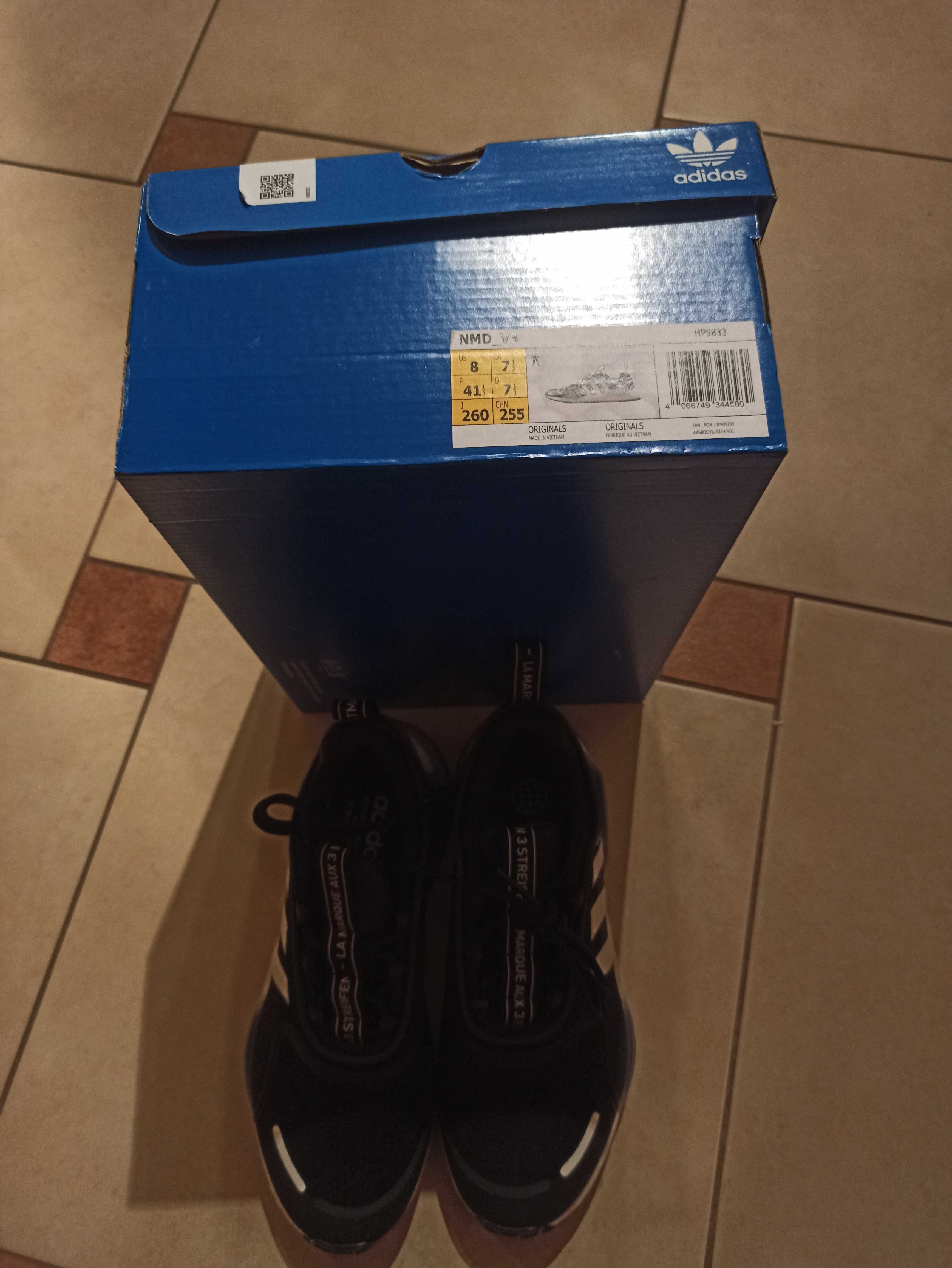 Oryginalne buty adidas NMD V3 czarno białe