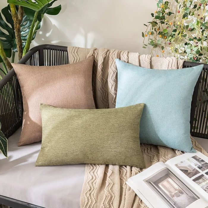 Miulee zestaw 2 poszewek na poduszki 30 x 50 cm dekoracyjne jaski