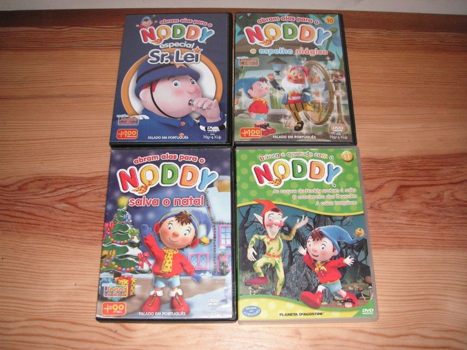 DVD´S Noddy - Abram Alas e Brinca e Aprende