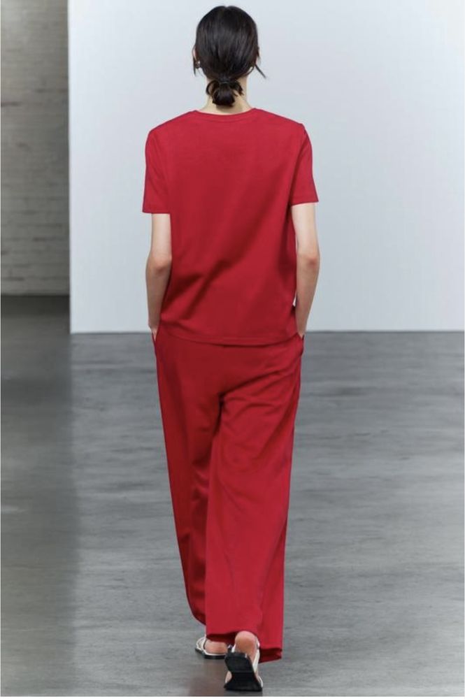 Костюм Zara трикотажний палацо
