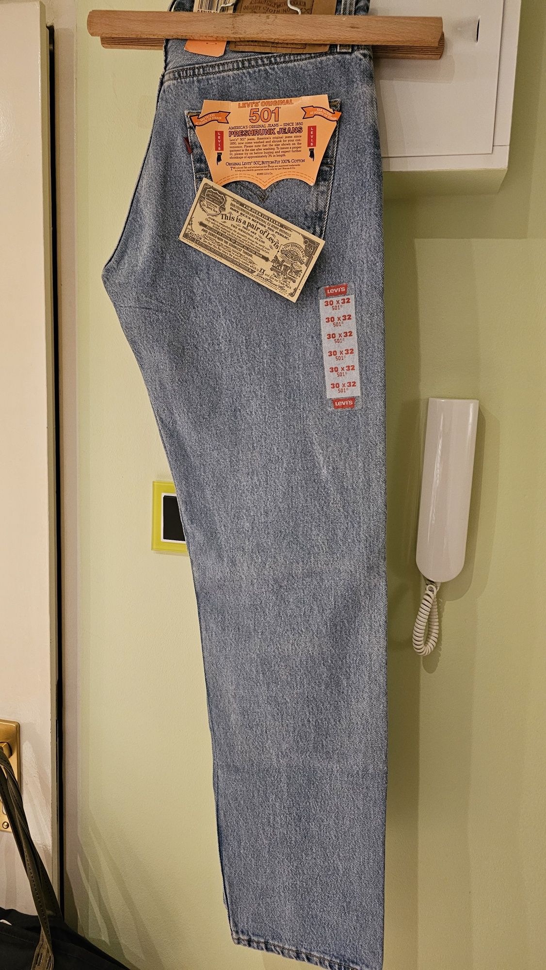 Levi's 501 oryginalne 30/32 kupione w USA