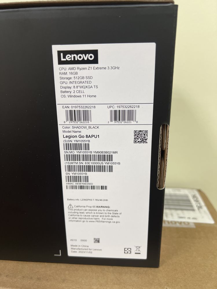 Приставка Lenovo Legion Go 512 GB Київ