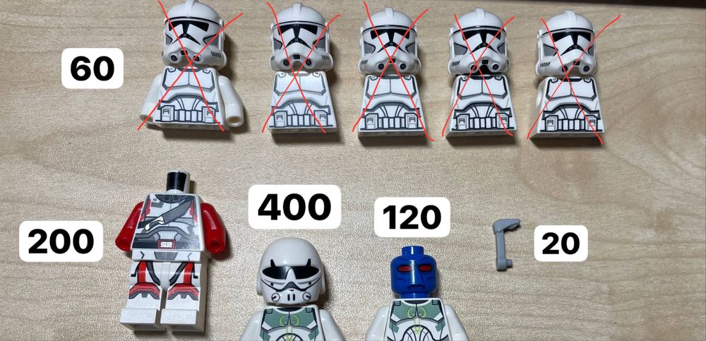 Lego star wars детали