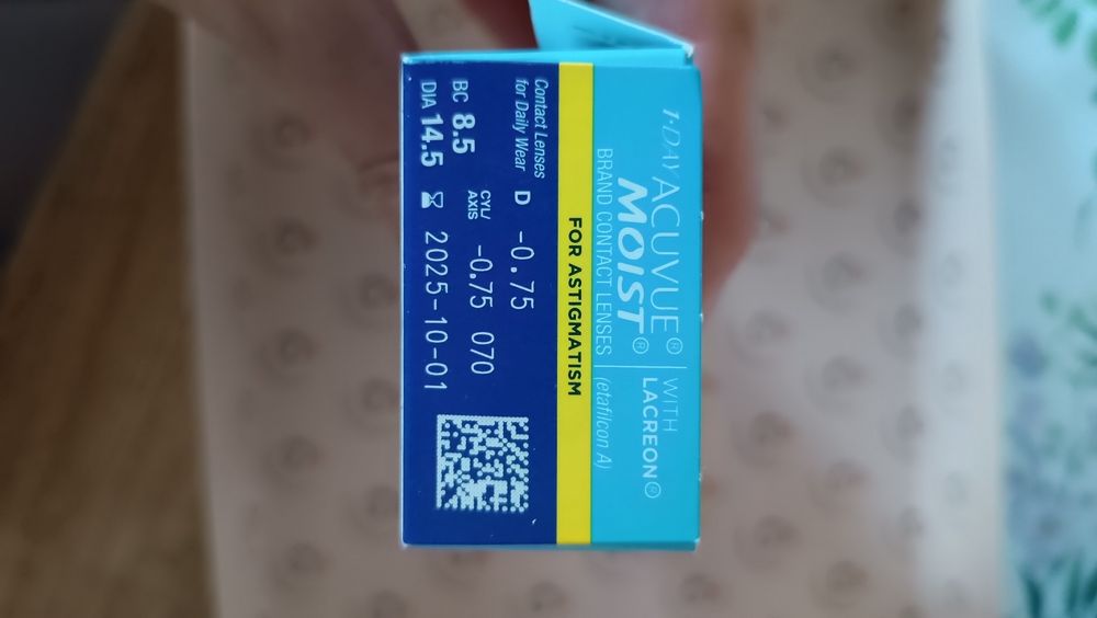 Soczewki kontaktowe 1day Acuvue Moist