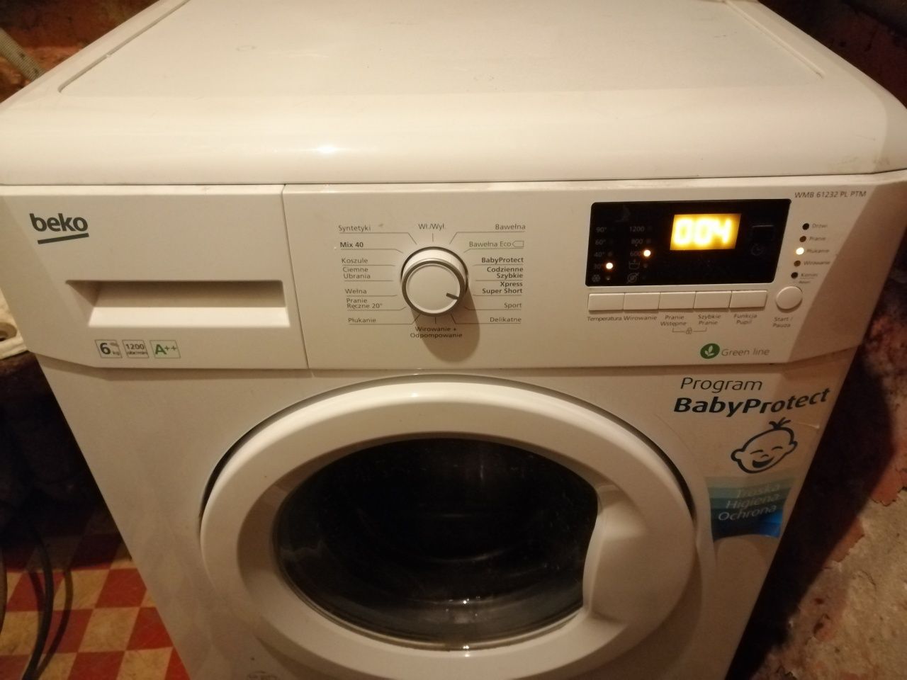 pralka Beko WMB 61232 PL PTM czesci