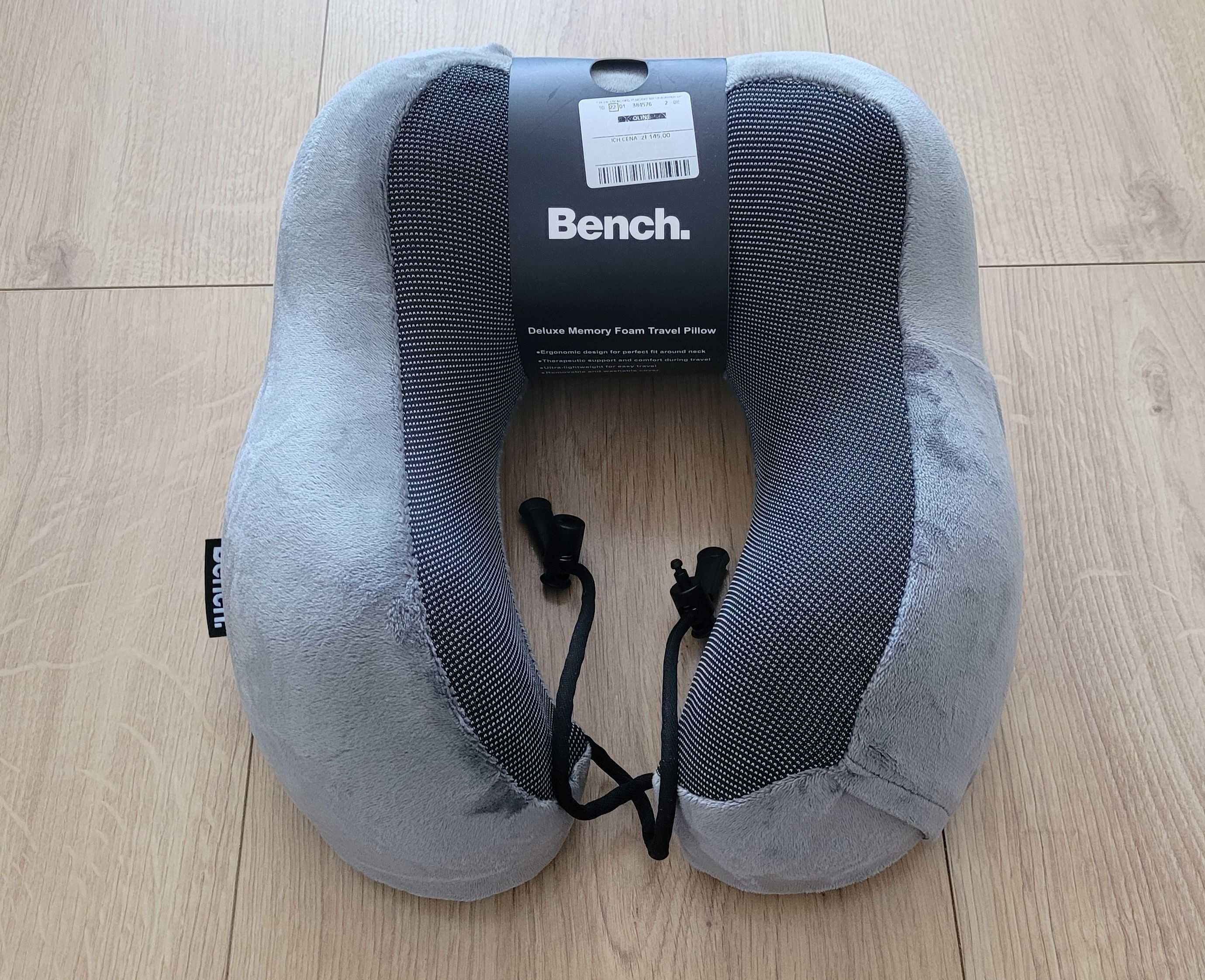 Poduszka podróżna turystyczna rogal na szyję (Memory Foam) Bench