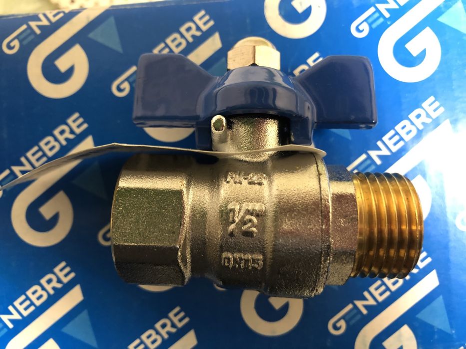 Кран кульовий Genebre 1/2, 3/4, 1 1/2