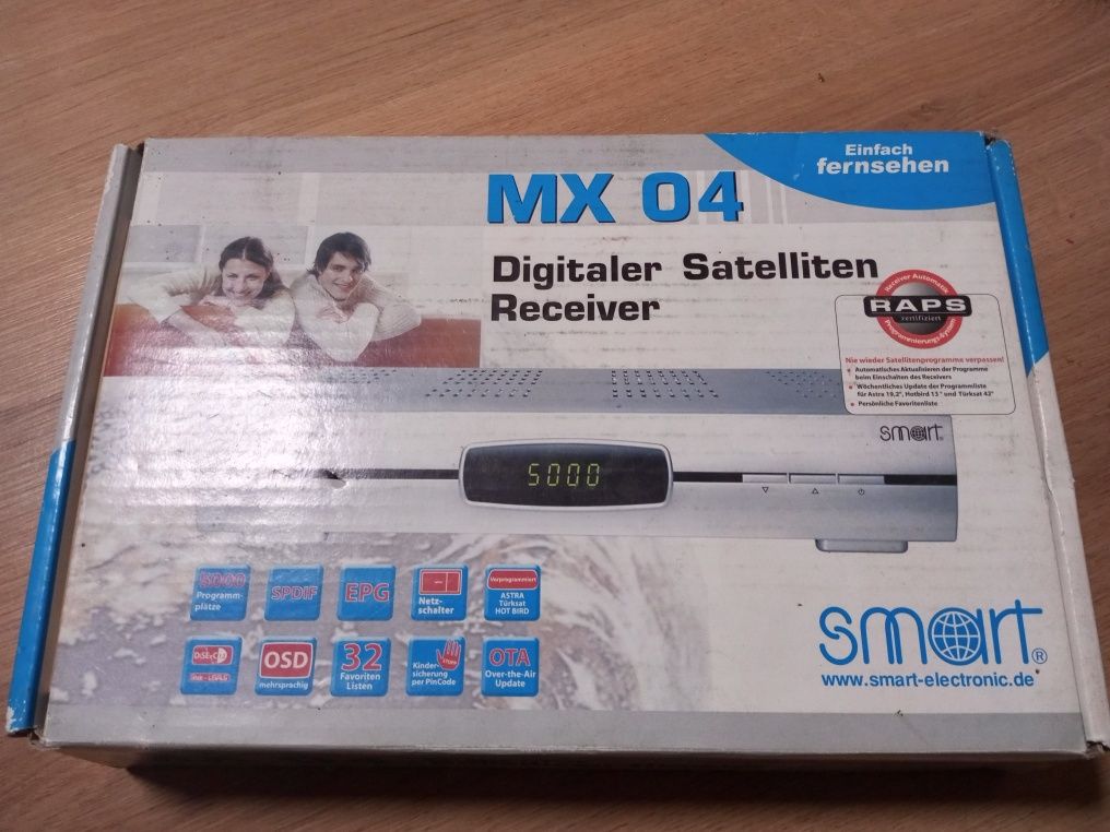 Новый цифровой спутниковый ресивер / тюнер Smart MX 04