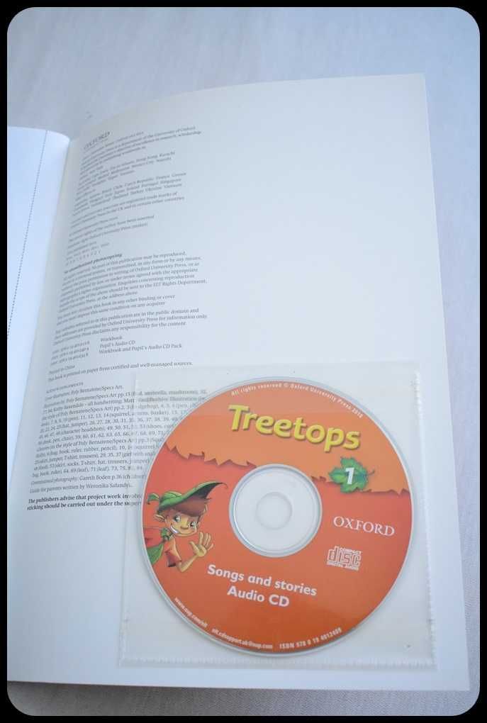 TREETOPS 1 Zeszyt ćwiczeń z płytą CD NOWY Oxford