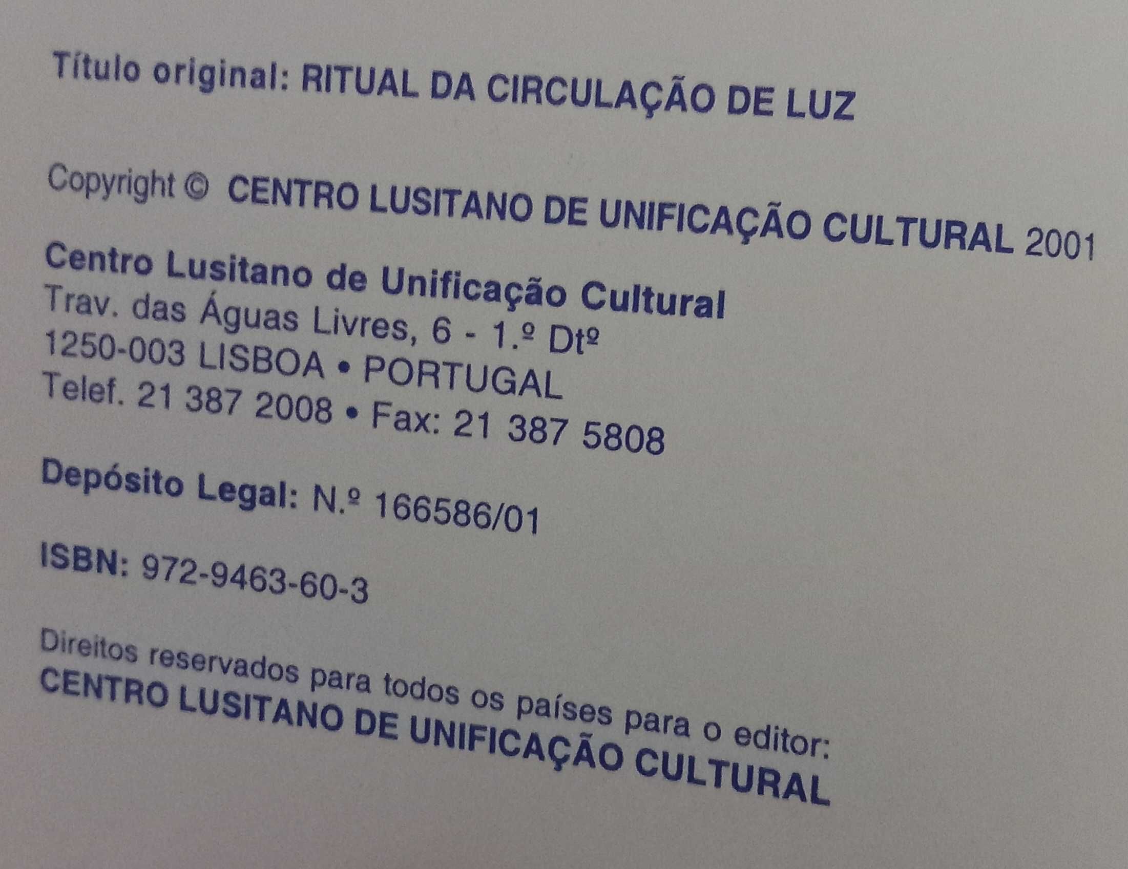 Ritual da Circulação de Luz do Centro Lusitano de Unificação Cultural