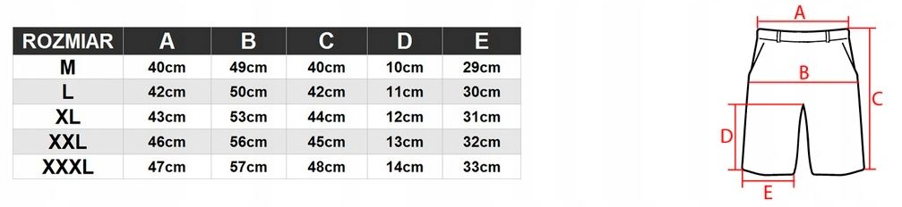 4f Męskie Krótkie Spodenki Sportowe / rozm Xxl