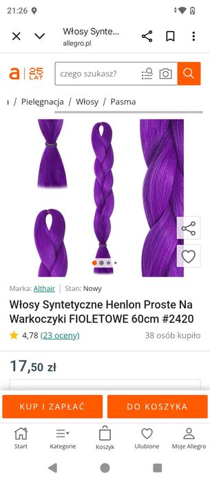 Rumi z warkoczem 120/130