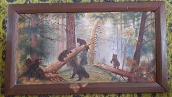 Репродукция картины Шишкина "Утро в сосновом лесу"