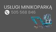 Usługi minikoparką