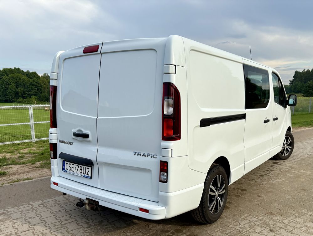Renault Trafic 1.6 dci 120 km LONG 6 osob brygadówka doka (jak vivaro)