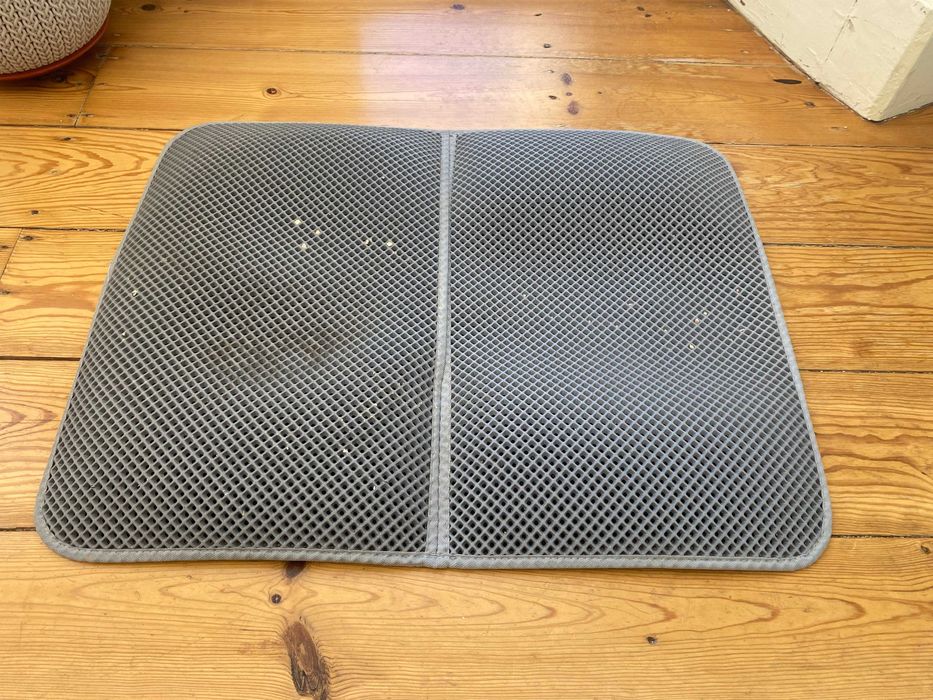 Tapete para caixa de areia de gato