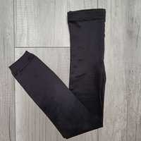 Czarne legginsy damskie, rozmiar XS / 34