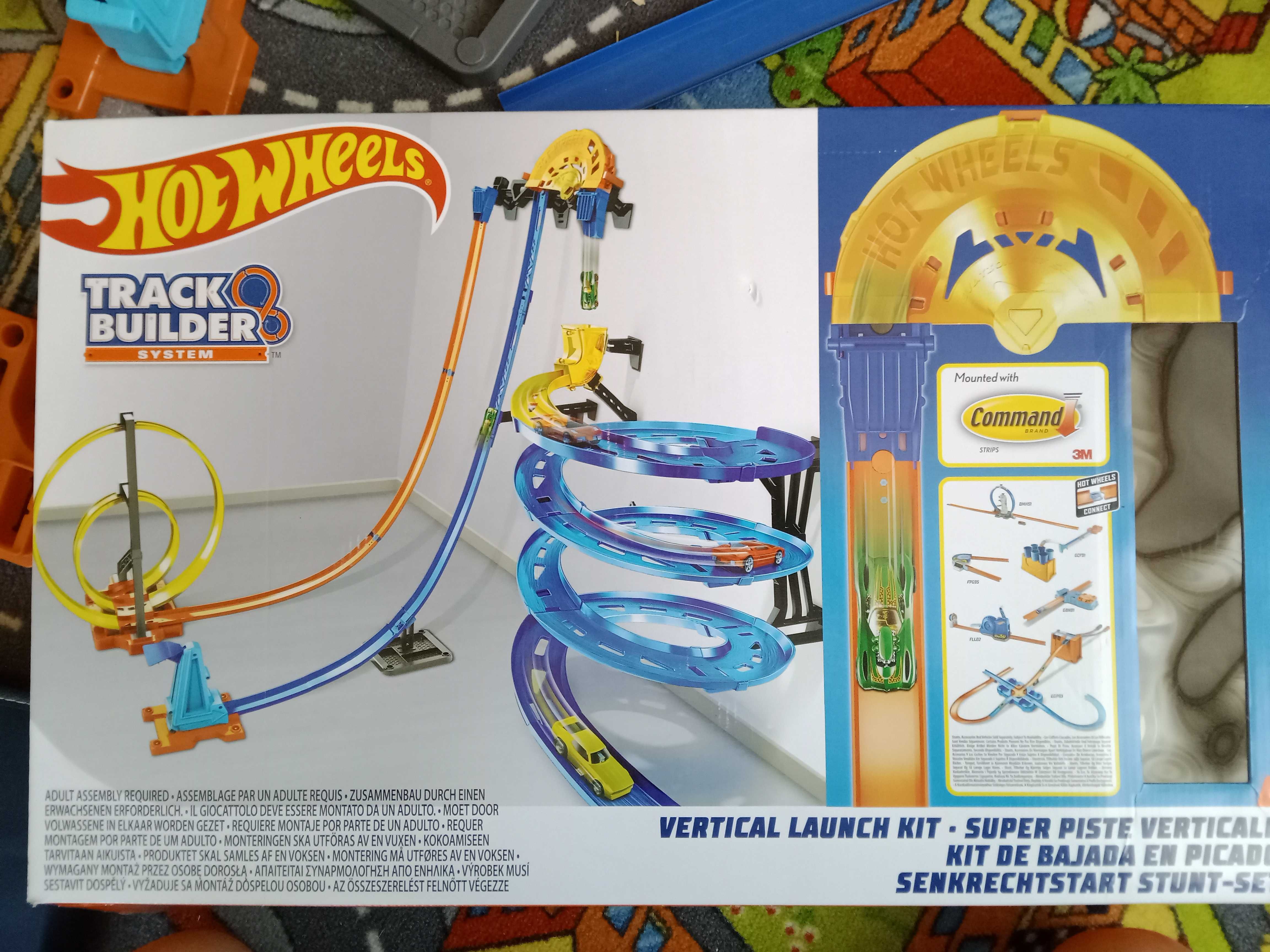 Hotwheels track builder vertical launch kit