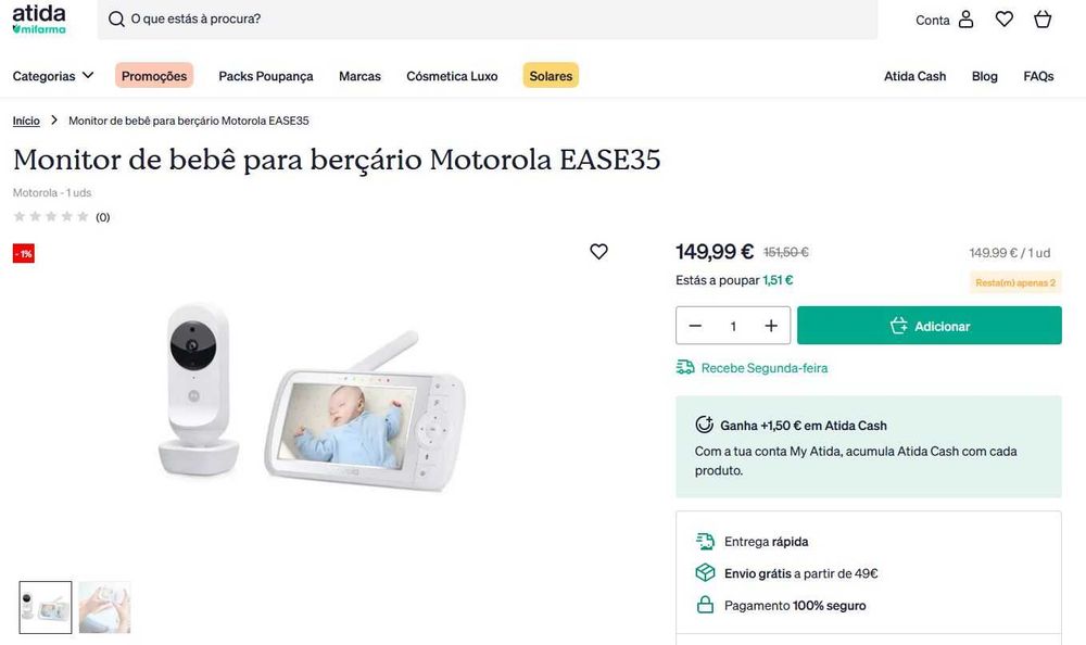 [NOVO] Intercomunicador MOTOROLA Ease 35