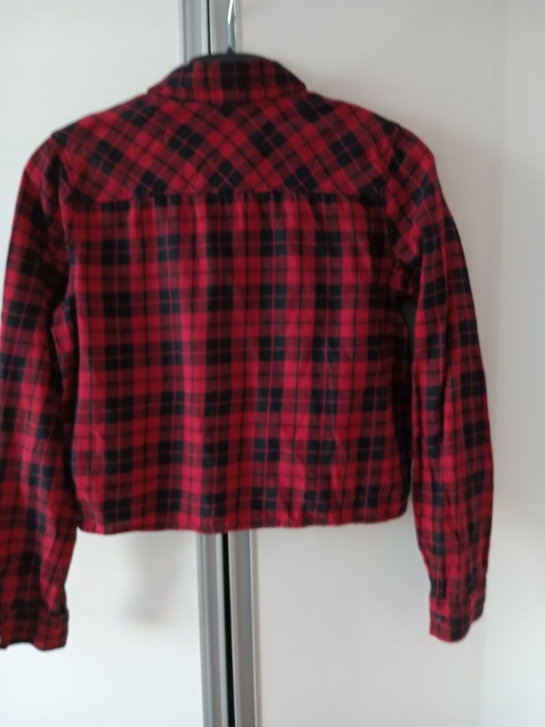 Koszula w kratkę marki H &M w rozmiarze XS/ S