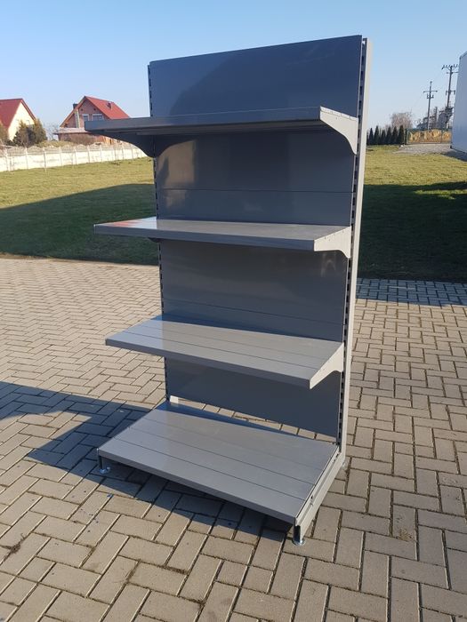 Regał sklepowe metalowy na kółkach  składany
