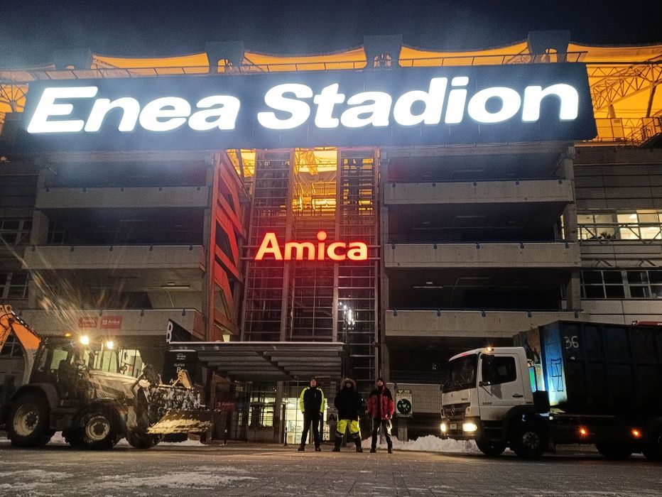 Odśnieżanie placów, dróg, dachów