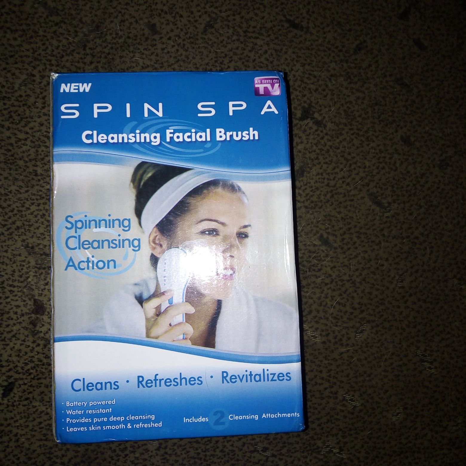 Массажная чистящая щетка для лица Spin Spa Cleansing Facial Brush
