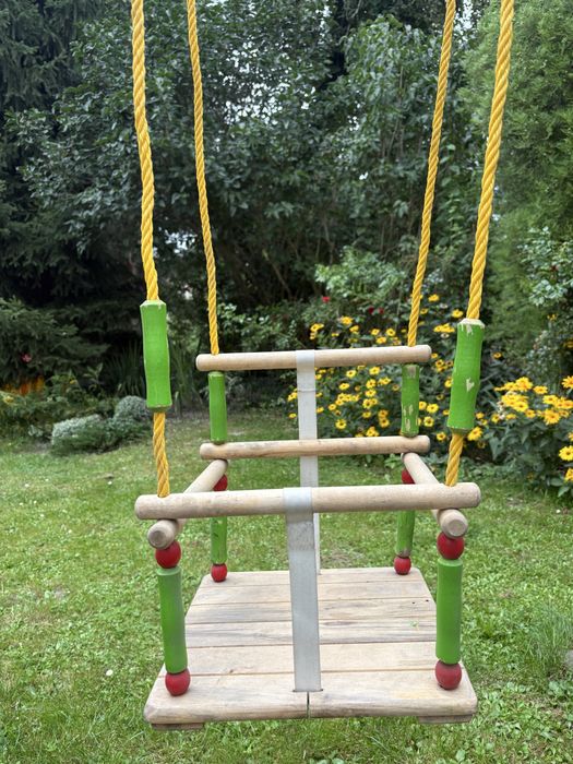 Huśtawka drewniana