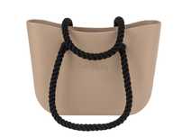 Torebka Torba Gumowa Jelly Bag O Shopper Rączki komplet 2 sztuki