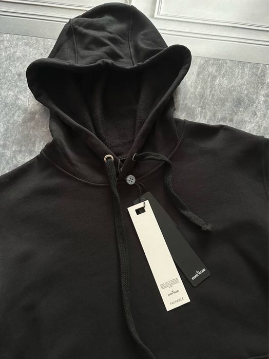 Чорна худі Stone Island чоловіча, нова з бірками