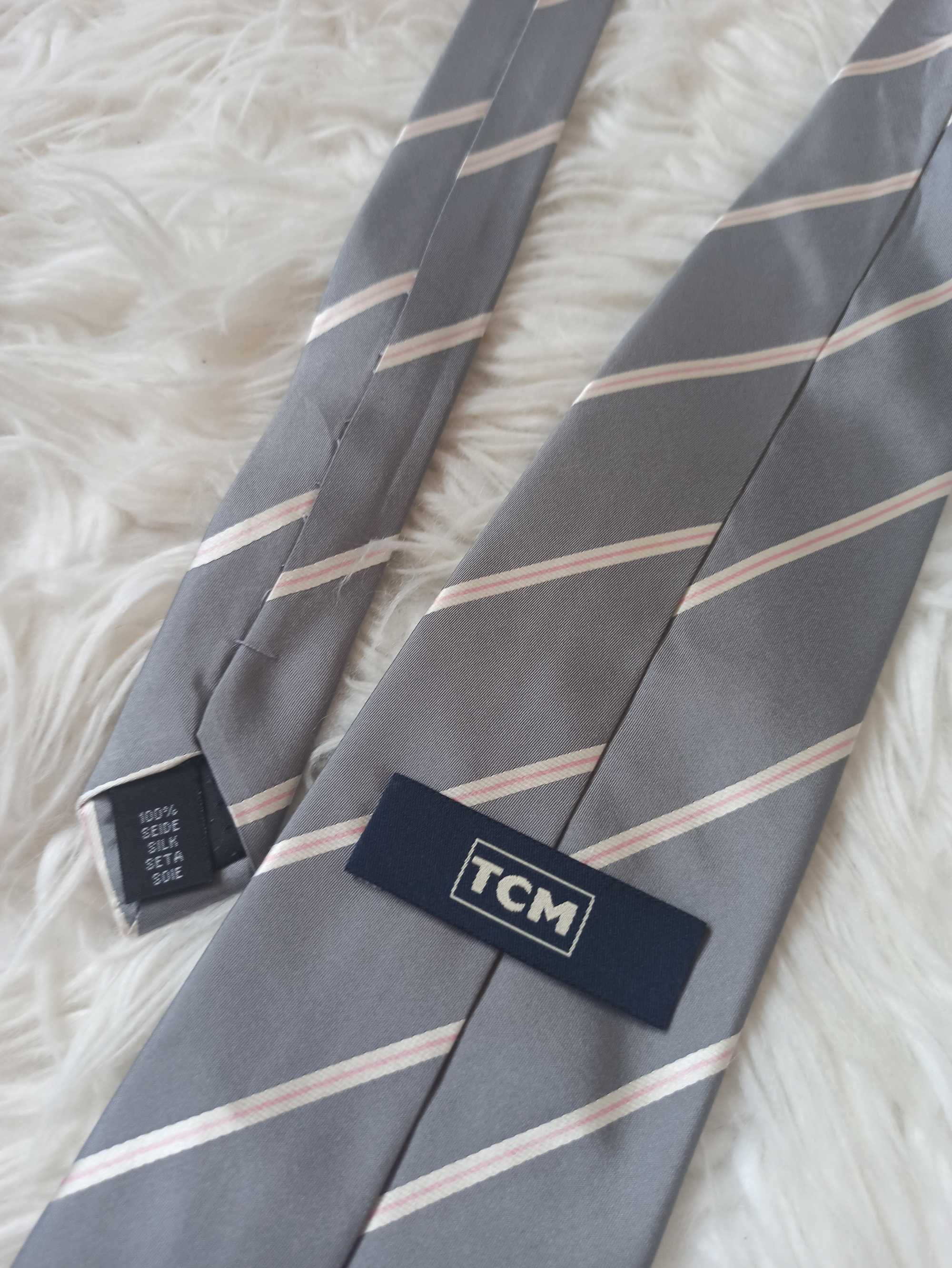 Стильный мужской галстук шелковый шелк