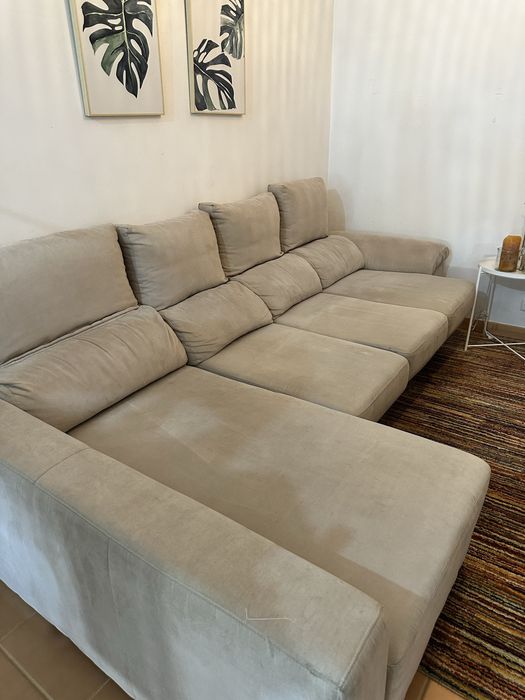Sofa 3 lugares + chaise long em perfeito estado
