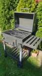 NOWY duży Grill węglowy ANGULAR ruszt żeliwny super stan na węgiel.