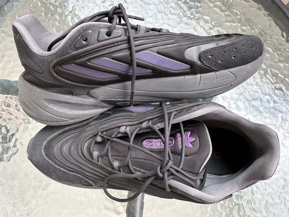 Кросівки Adidas Ozelia, р. 44,5, чорні з фіолетовим — б/у