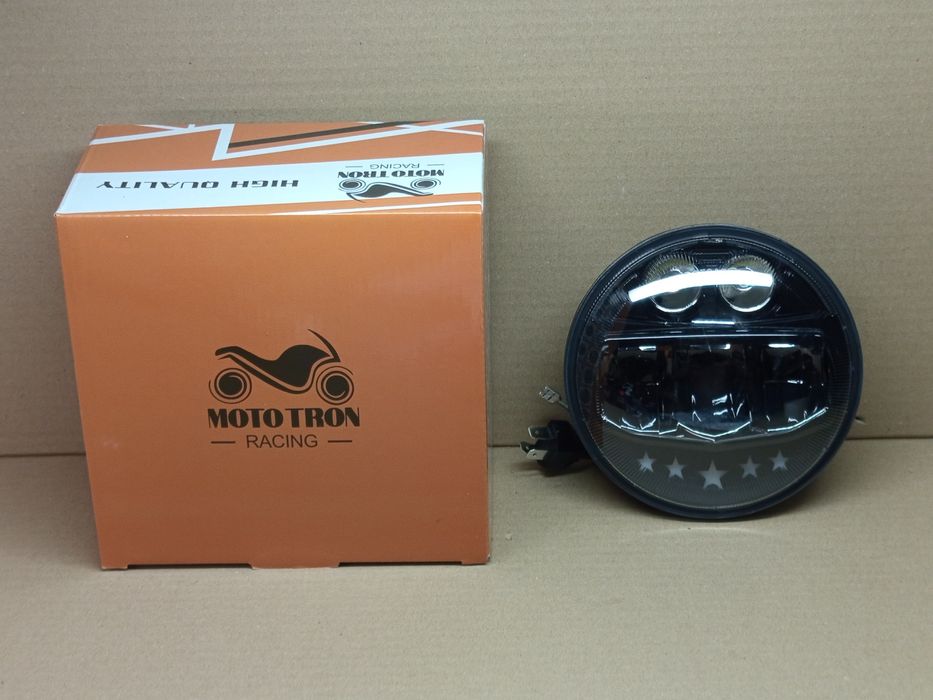 Фара мото диодная LED вставка D144 габариты, подходит Альфа Дельта