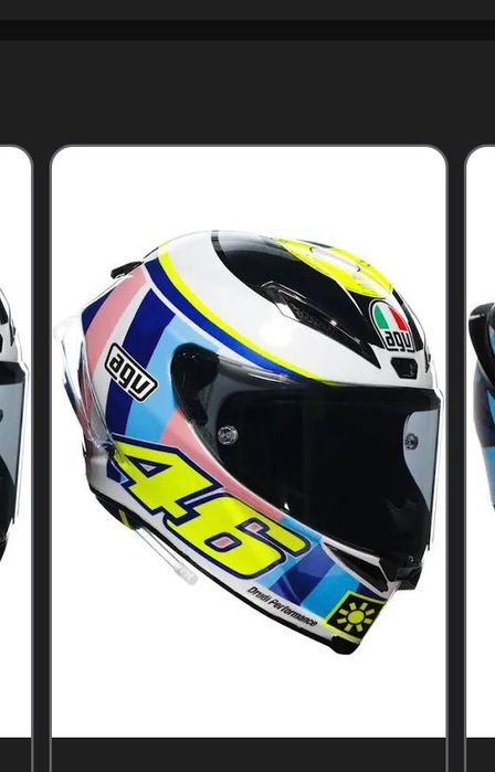 AGV PISTA GP RR edição limitada VR 46 carbono