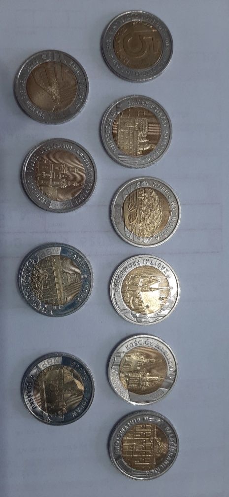 Monety 2zł i 5zł  zamienię